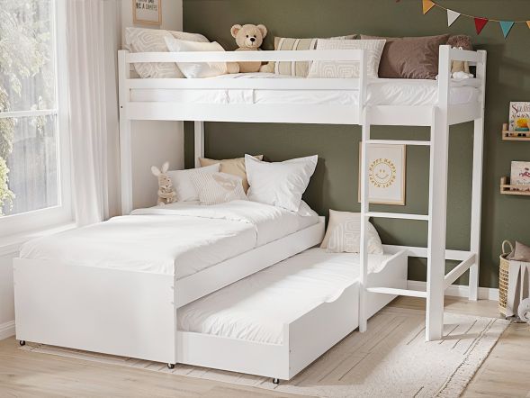 Flair Lucia Mid Sleeper White