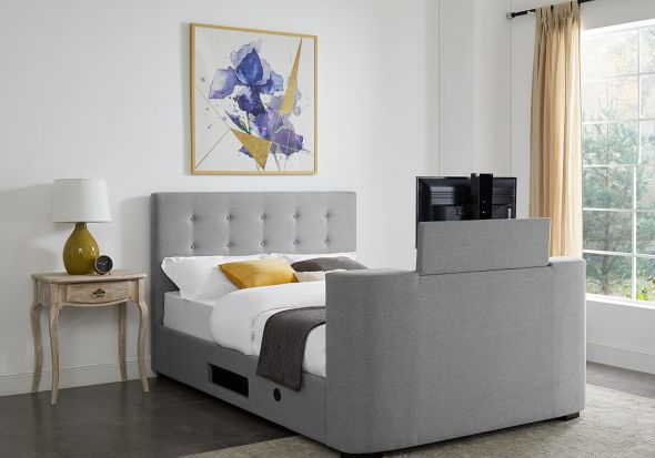 LPD Mayfair Fabric TV Bed Frame
