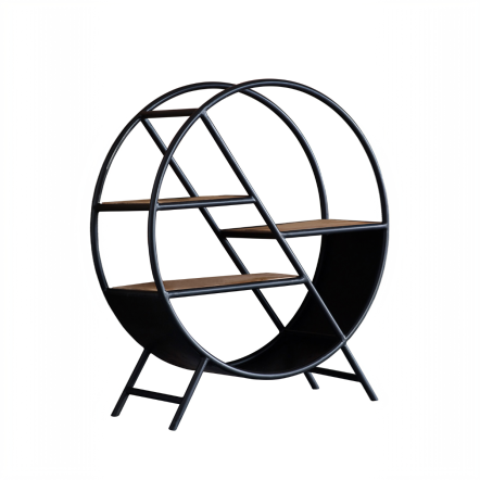 Indian Hub Cosmo Round Bookcase