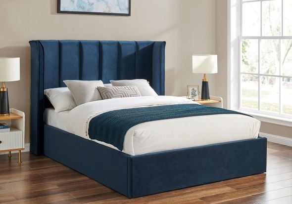 Limelight Polaris Recycle Fabric Ottoman Bed Frame