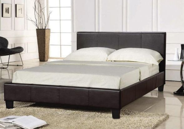 LPD Prado Faux Leather Bed Frame