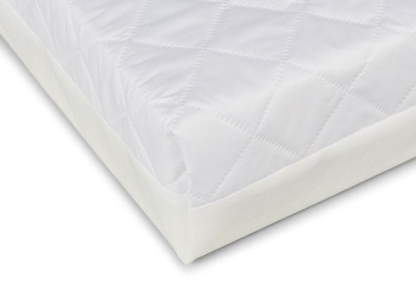 hypoallergenic pocket sprung cot mattress with a removable washable cover 140 x 70cm by Ickle Bubba