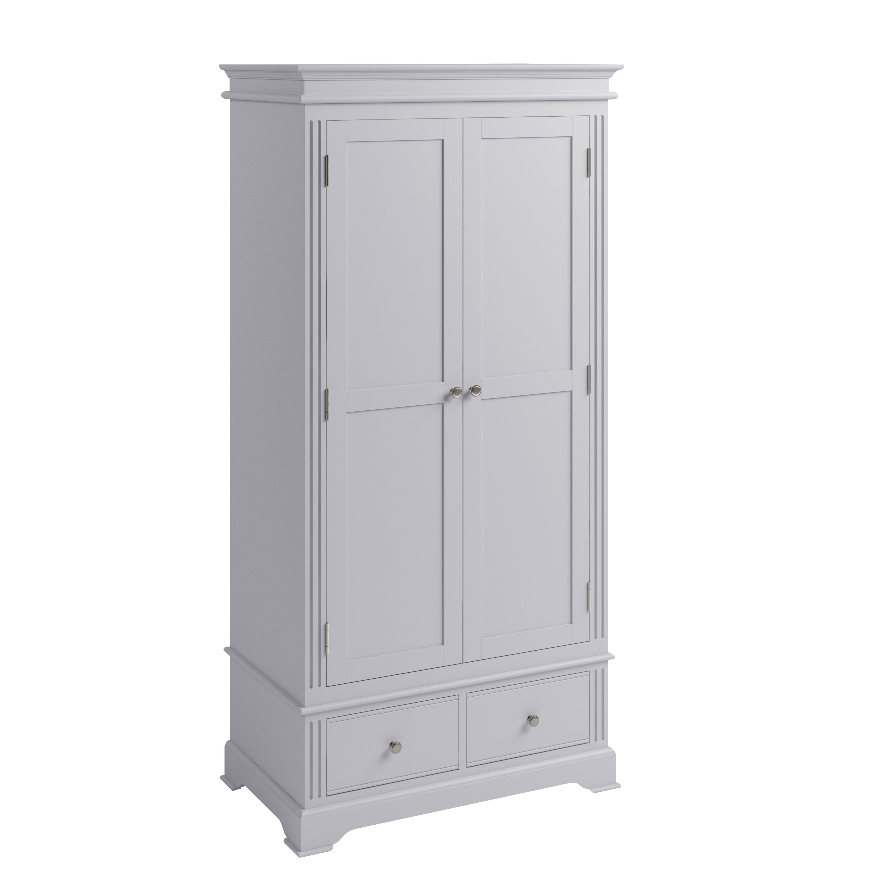 Kettle Interiors Essential Grey 2 Door Wardrobe