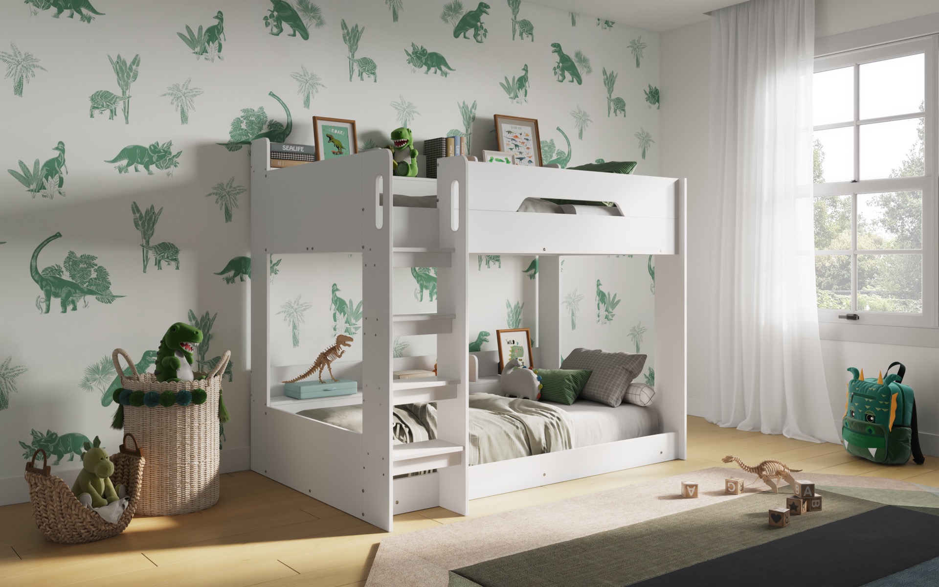 Flair Gravity Bunk Bed with Shelves
