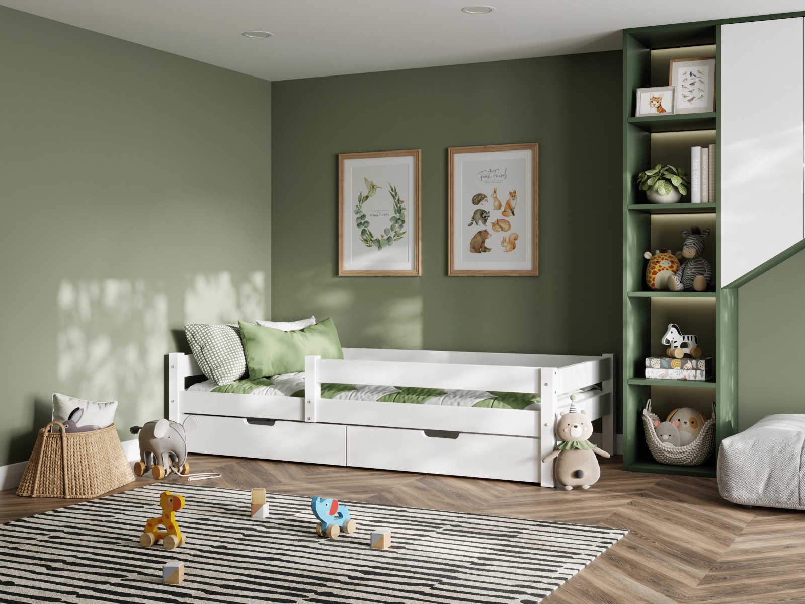 Flair Milo Single Bed with Storage