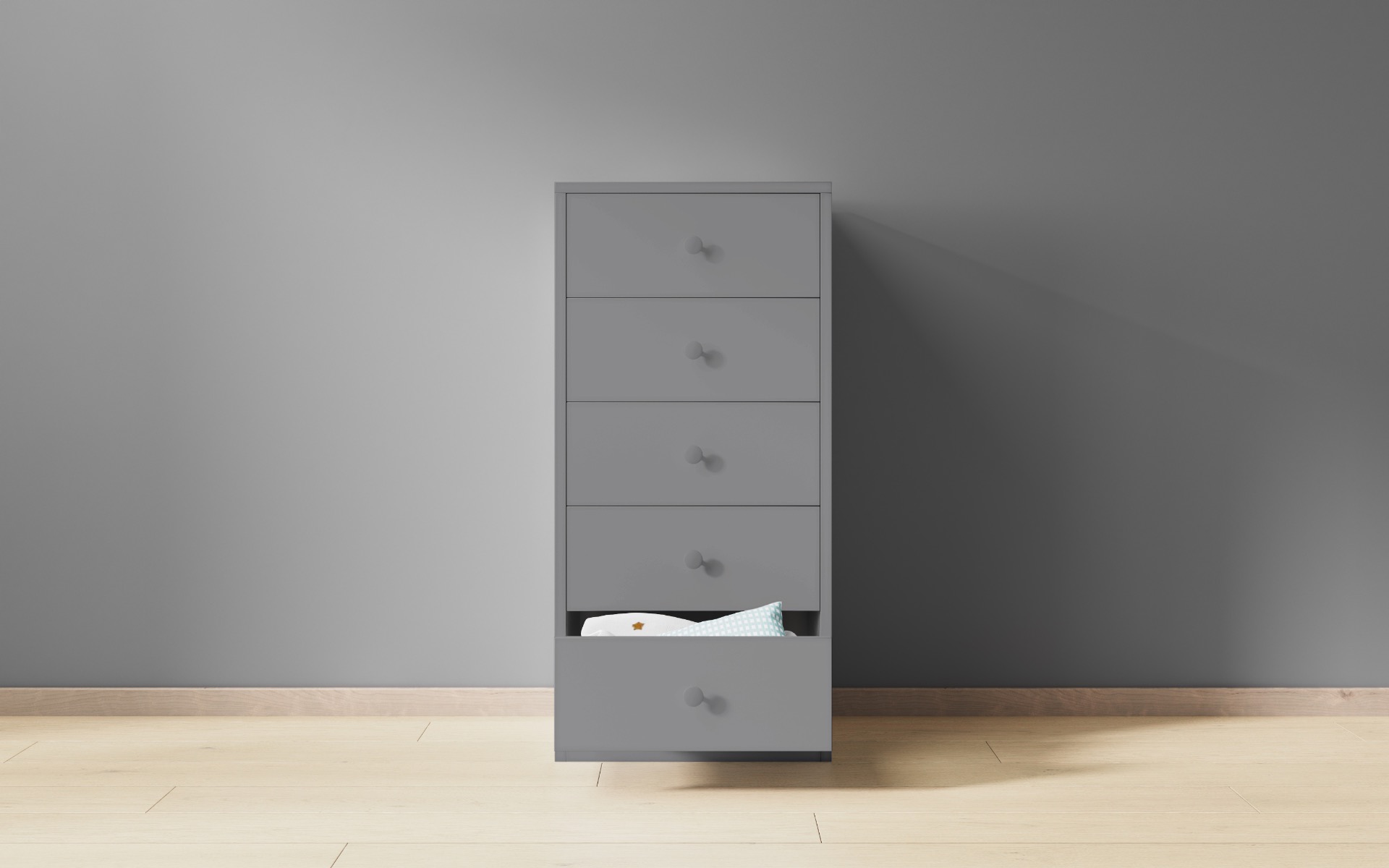 Flair Wizard Grey Chest of Drawers